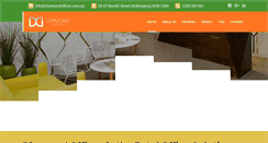 Desktop Screenshot of diamondoffices.com.au